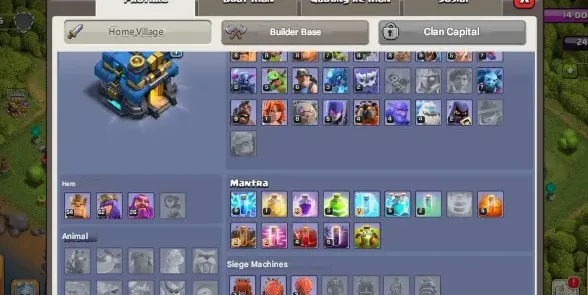 COC217 Maxed TH12 Mid Troops 5 Builders 1000+ Gems 